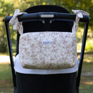 Bolso pequeño - neceser Flores rosa