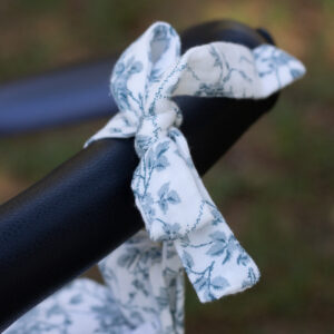 Bolso pequeño - neceser Flores azules - Imagen 4