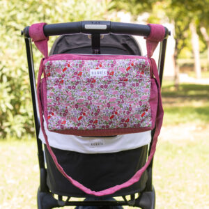 Bolso mediano Pía fresa